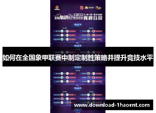 如何在全国象甲联赛中制定制胜策略并提升竞技水平